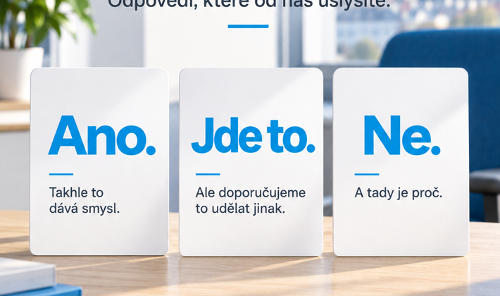 Dobrý dodavatel IDM umí říct i „tohle vám nedoporučuji“
